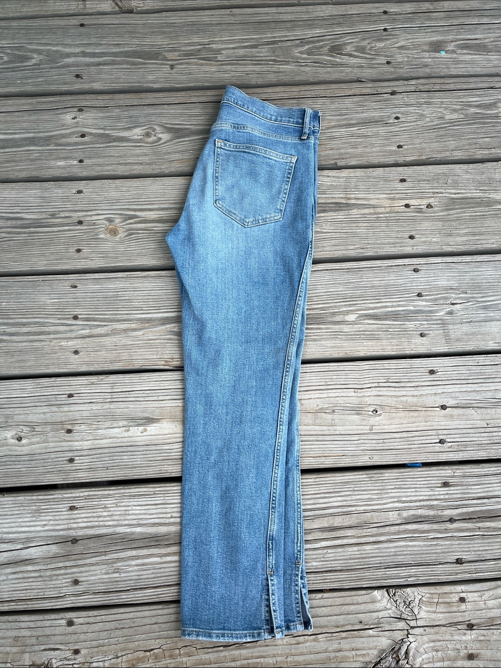 GAP Light Blue Women's Straight-Leg Jeans